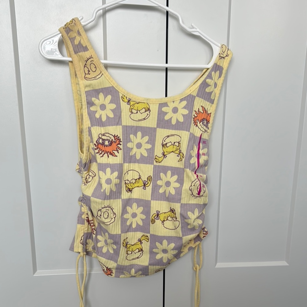 Rugrats Yellow and Purple Tank Top